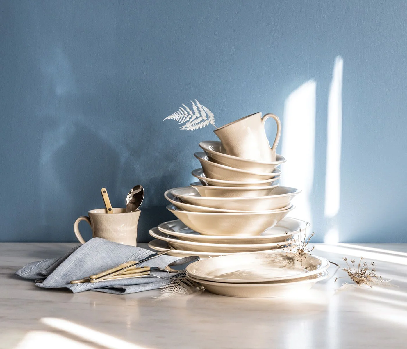 Belmont Dinnerware — Crackle Ivory - Image 7