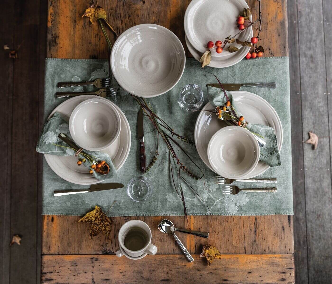 Belmont Dinnerware — Crackle Ivory - Image 8