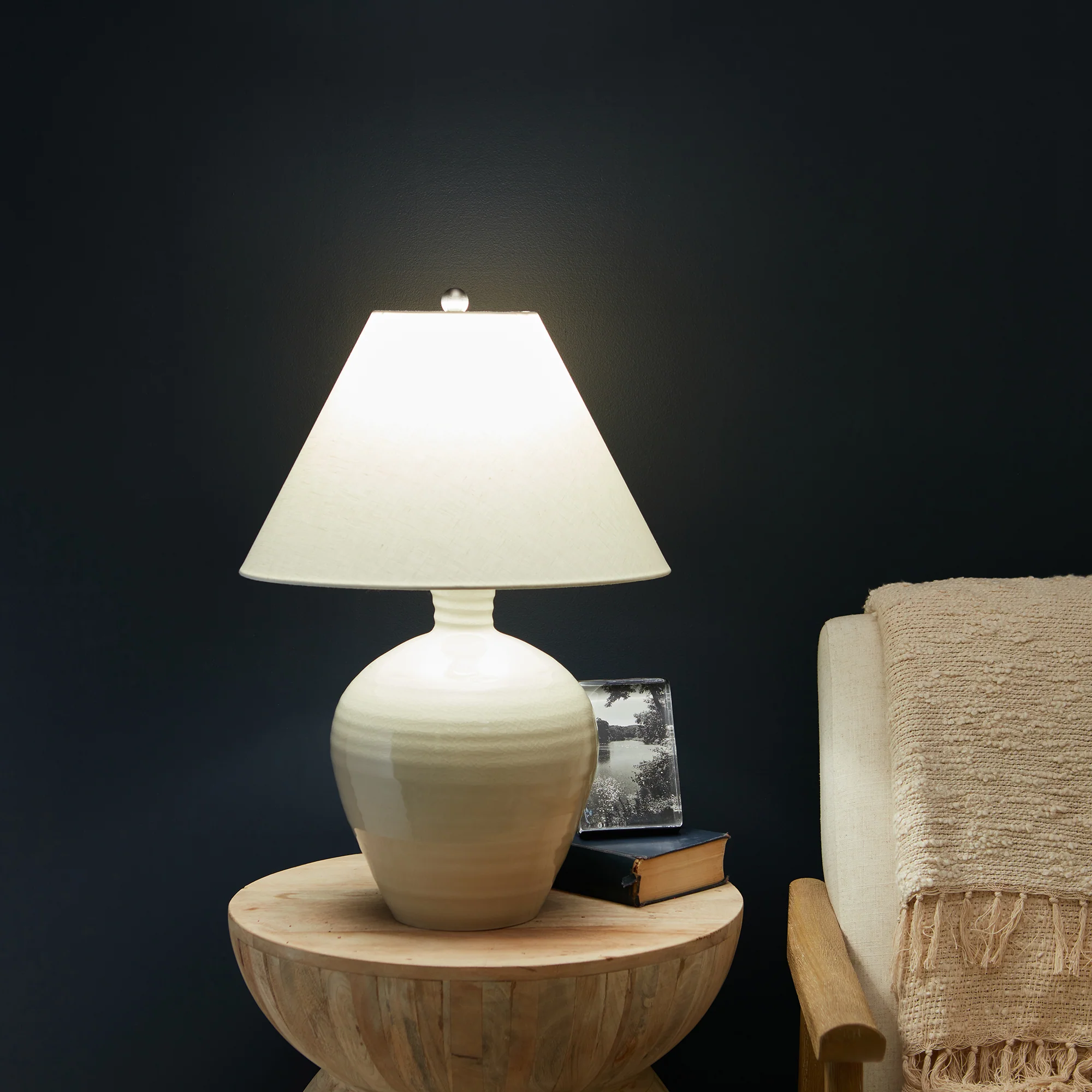 Belmont Pottery Lamp, Medium - Image 4