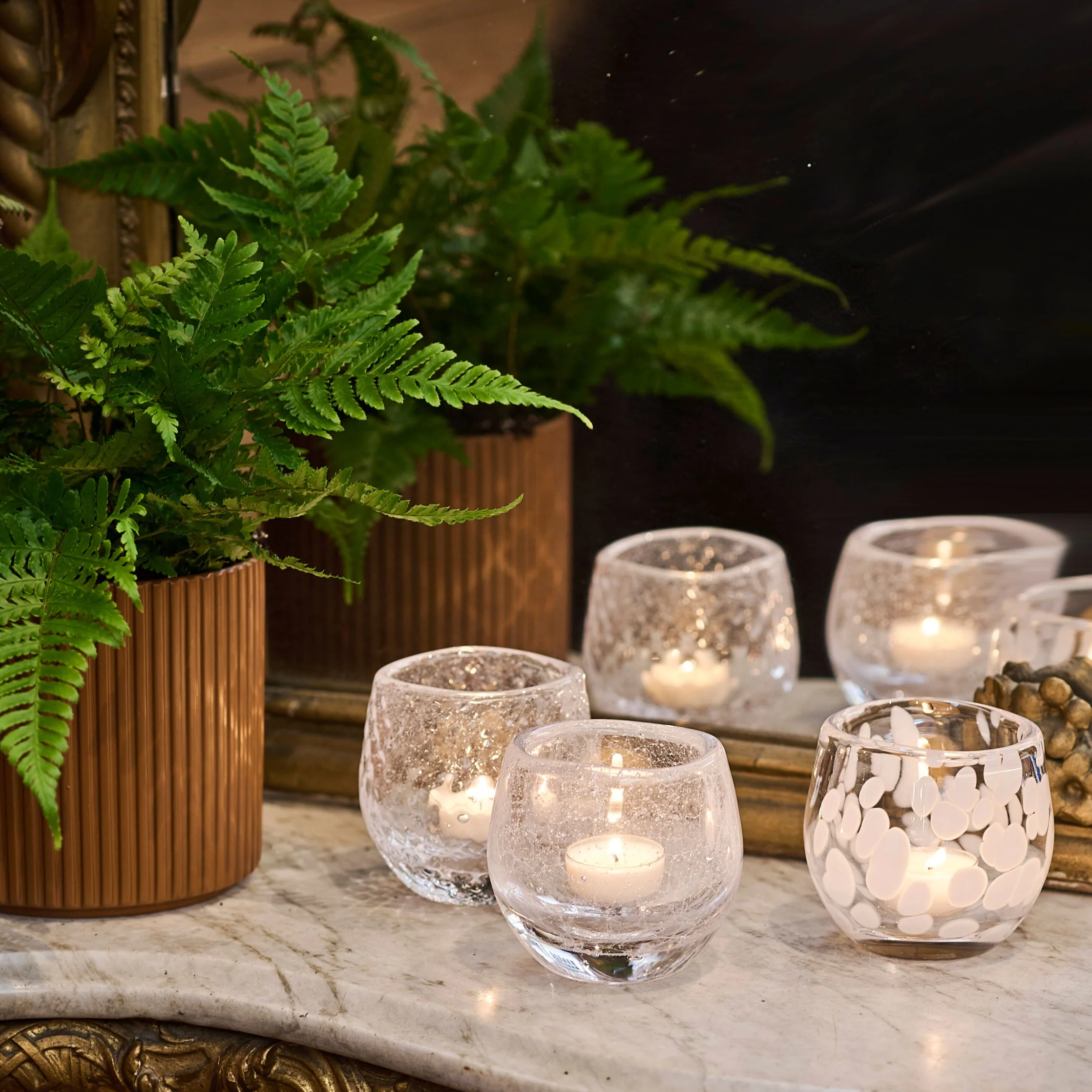 Burlington Snowfall Tealight in Gift Box - Image 3