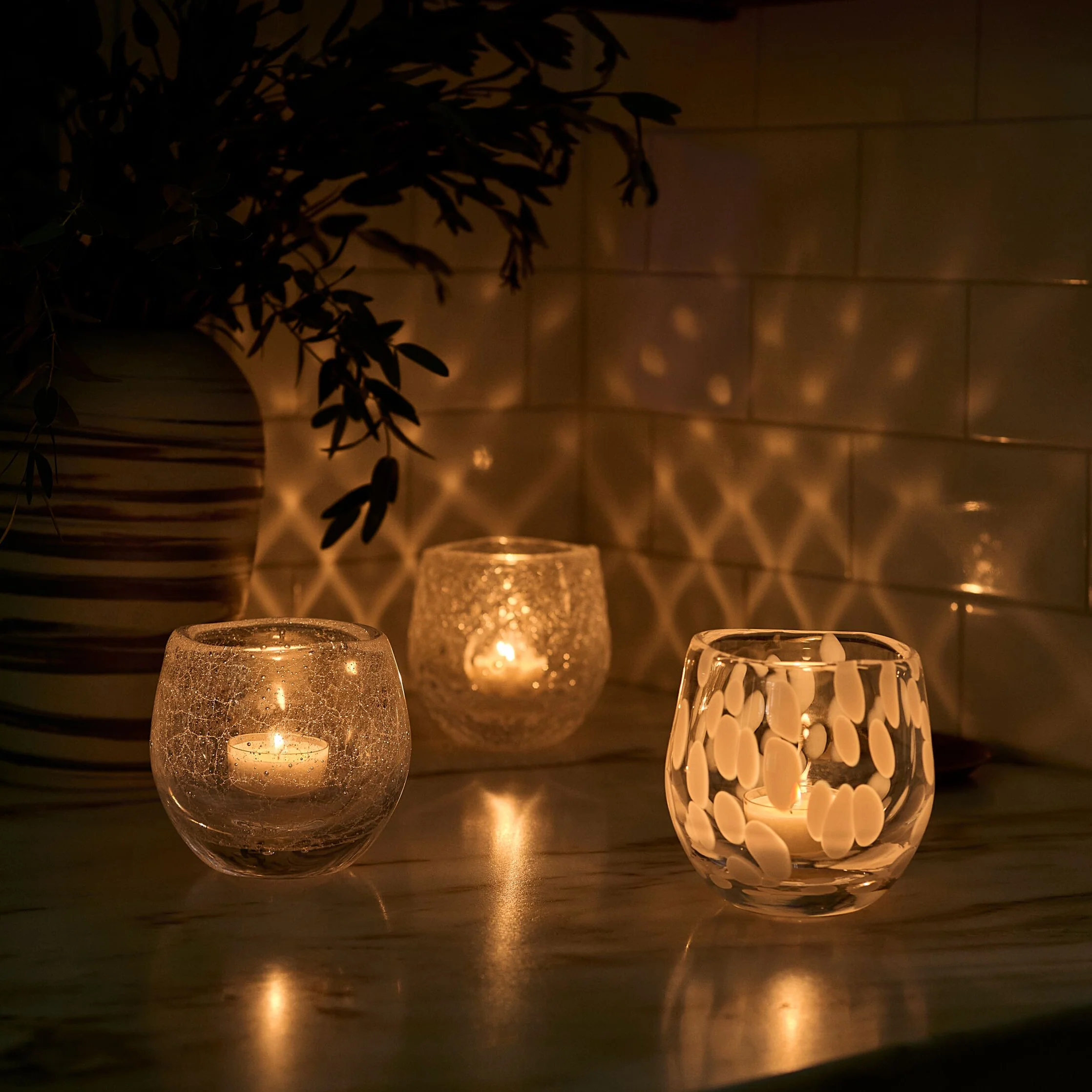 Burlington Snowfall Tealight in Gift Box - Image 4