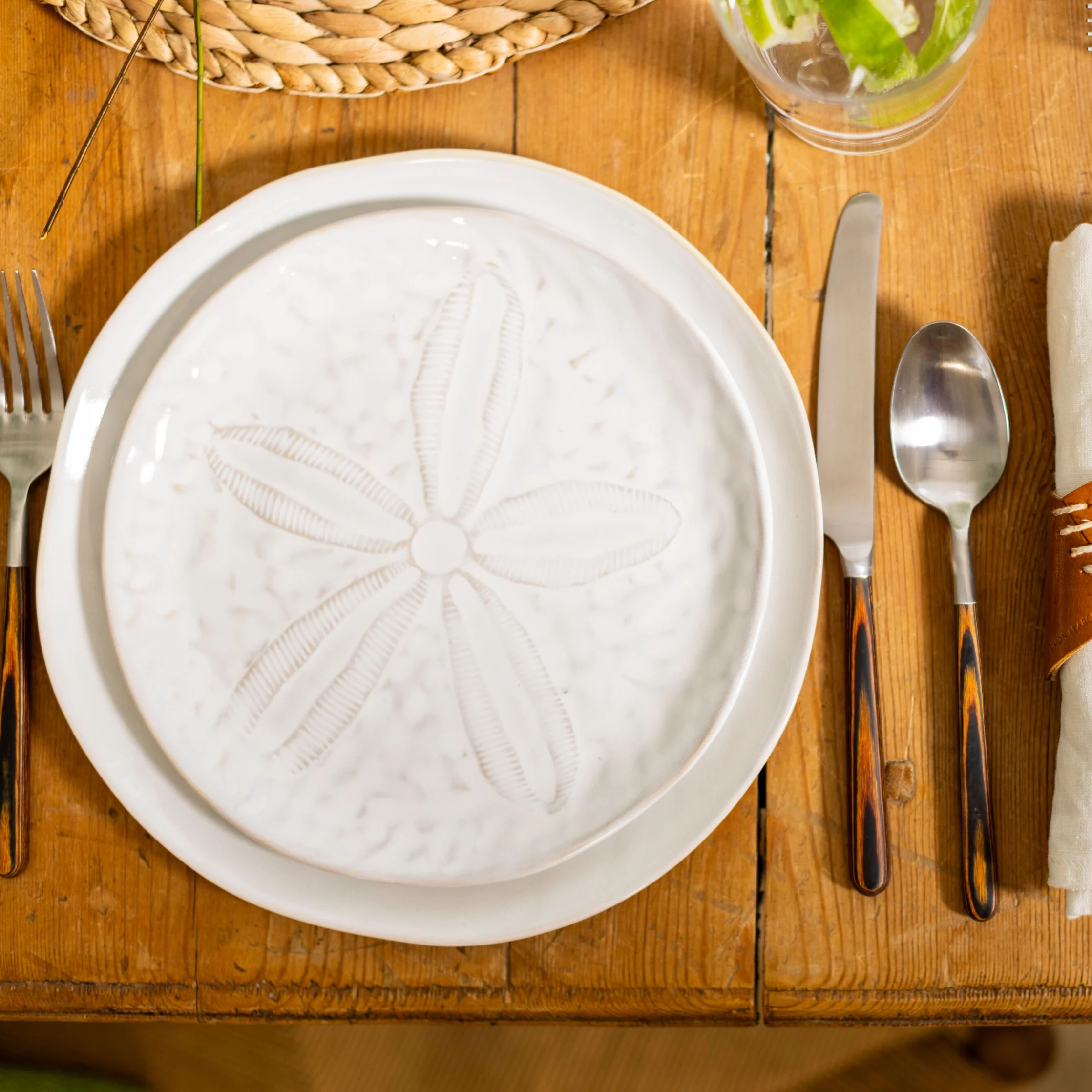 Burlington Sand Dollar Side Plate - Cloud - Image 3