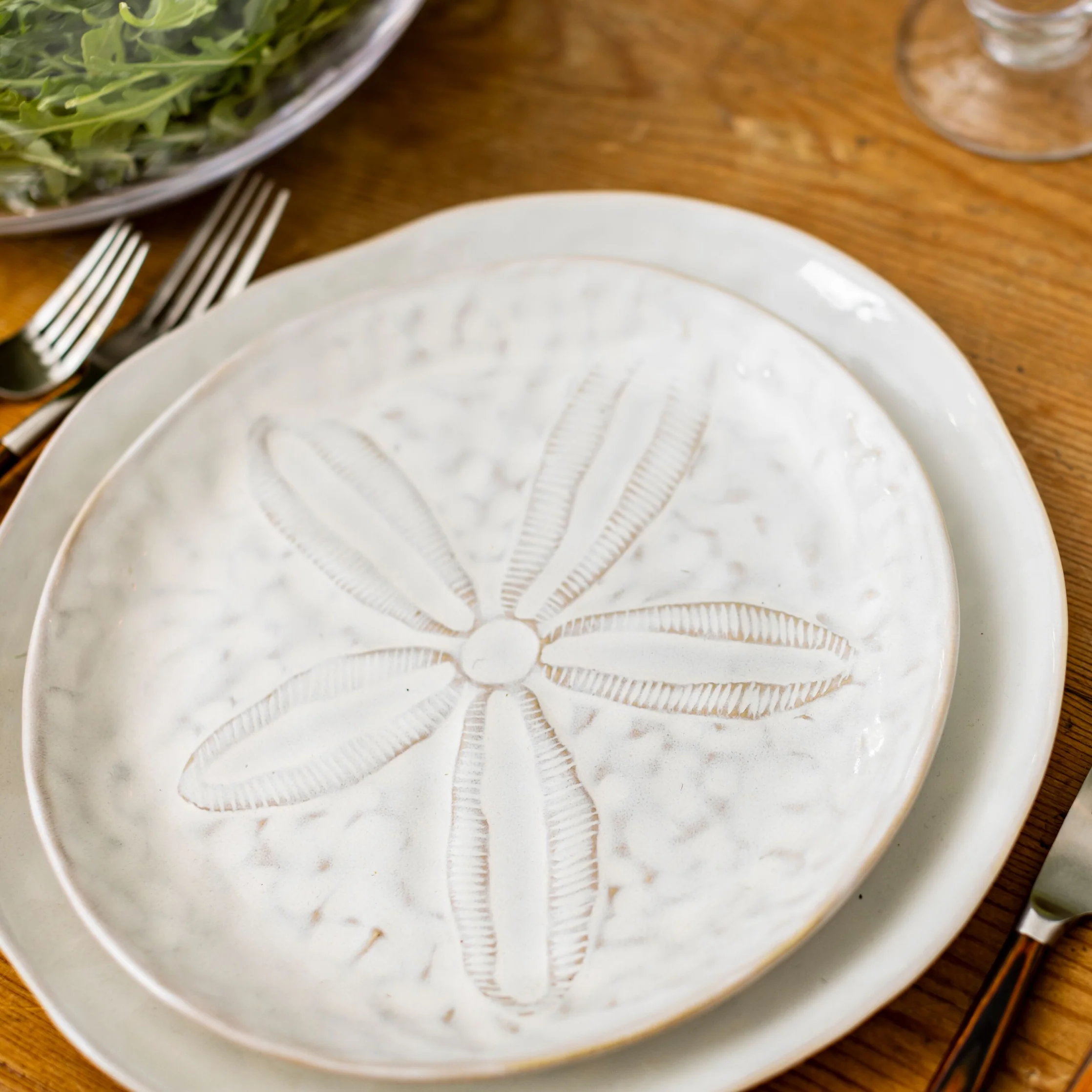 Burlington Sand Dollar Side Plate - Cloud - Image 4