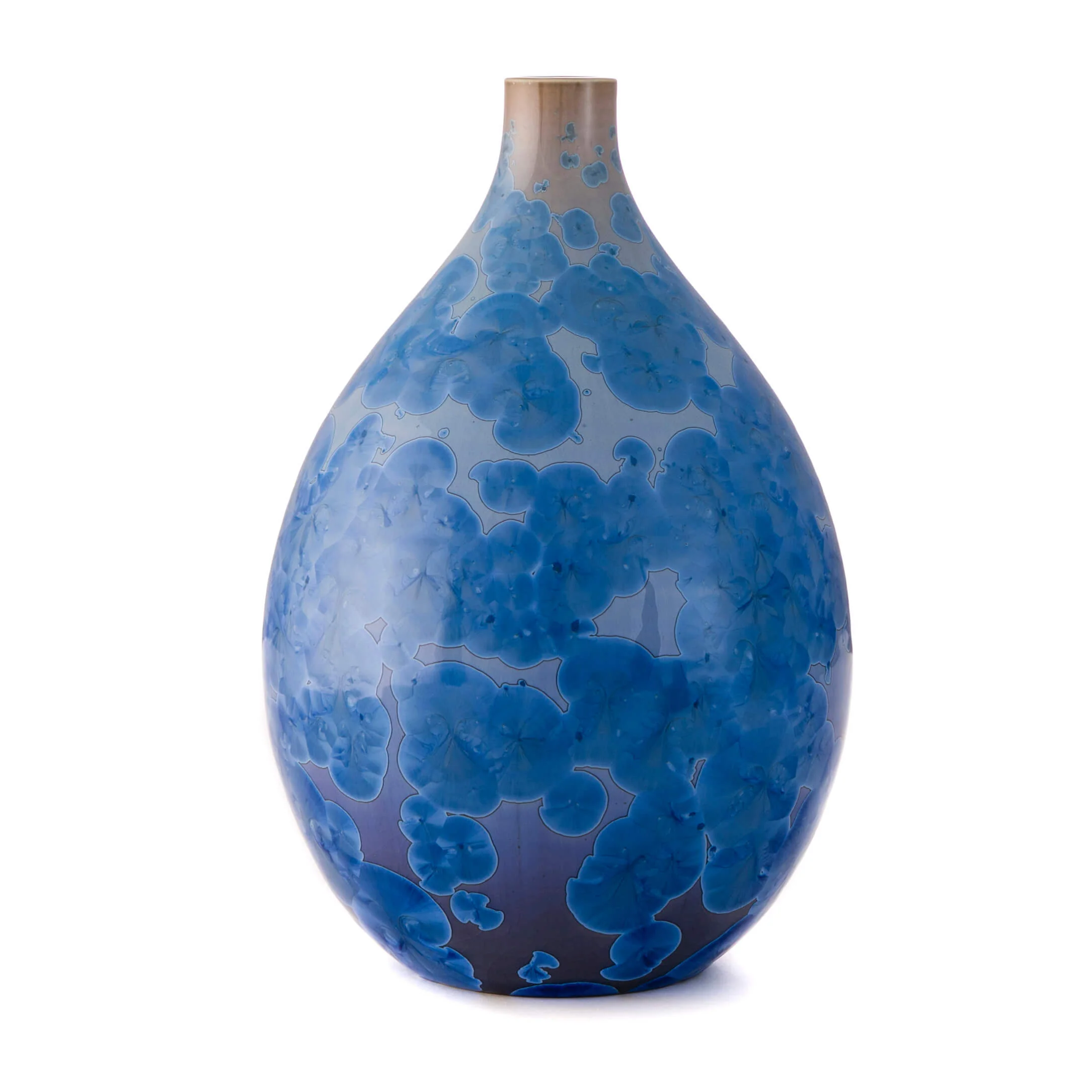 Crystalline Teardrop Vase - M - 2nd - Cobalt
