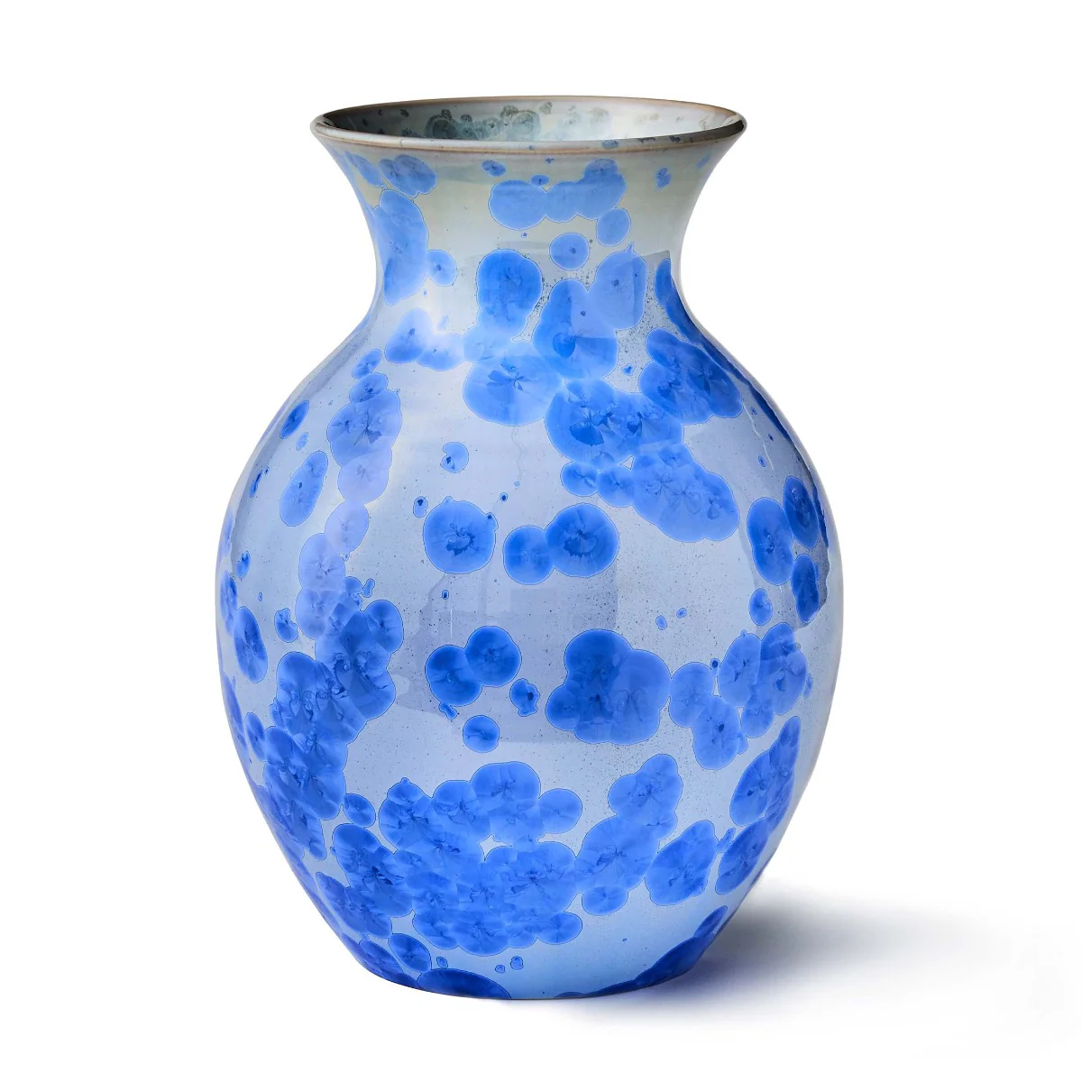 Curio Crystalline Vase - L - 2nd - Cobalt