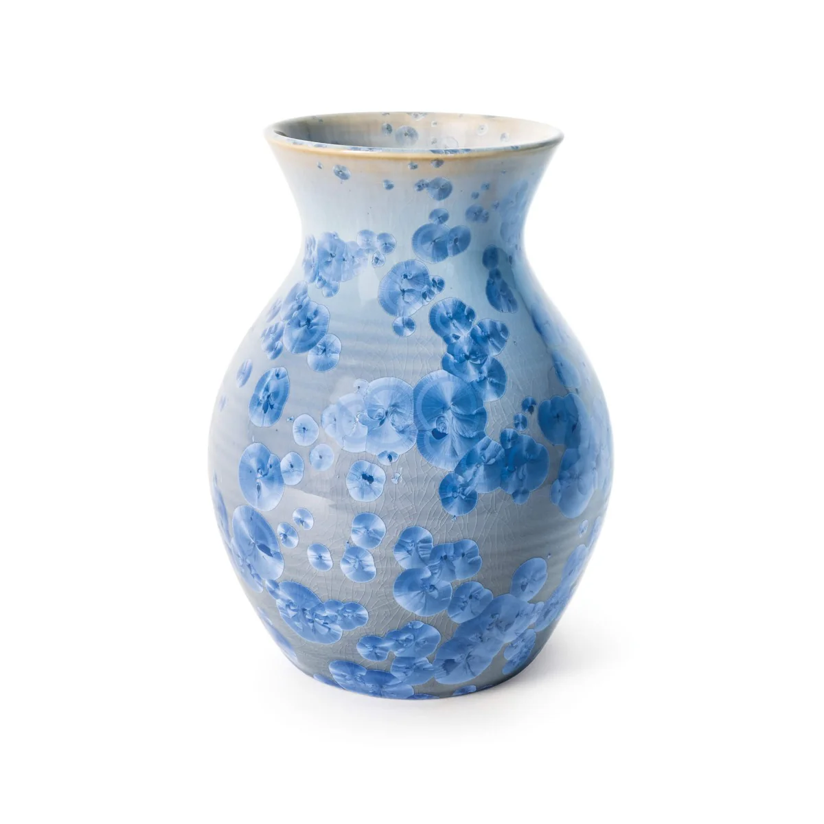 Curio Crystalline Vase - M - 2nd - Cobalt