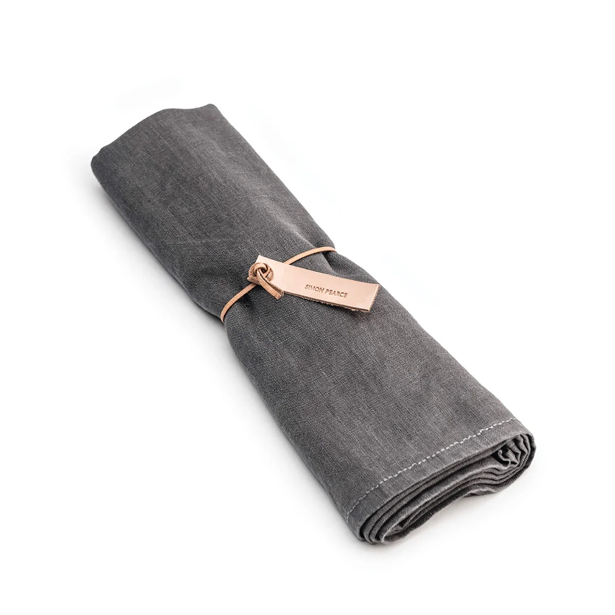 Linen Runner, 95 Inch — Grey