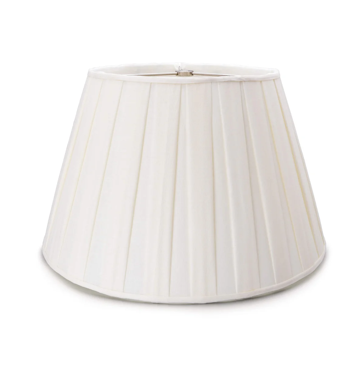 Linen Pembroke Pleated Shade — Snow - Image 2