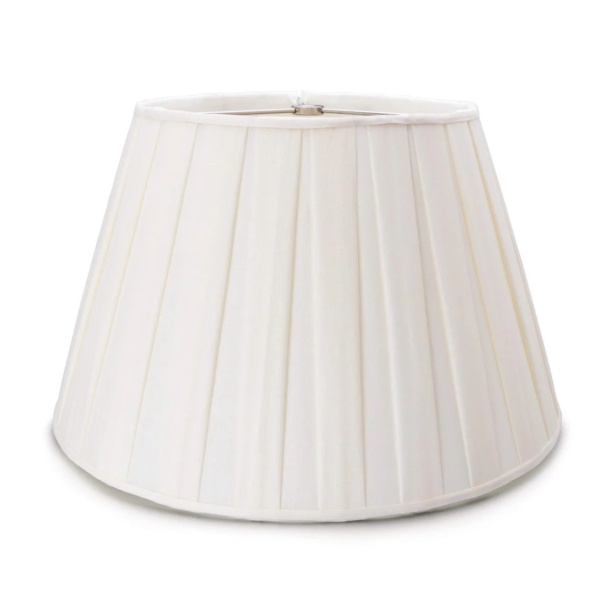 Linen Pembroke Pleated Shade — Snow - Image 3