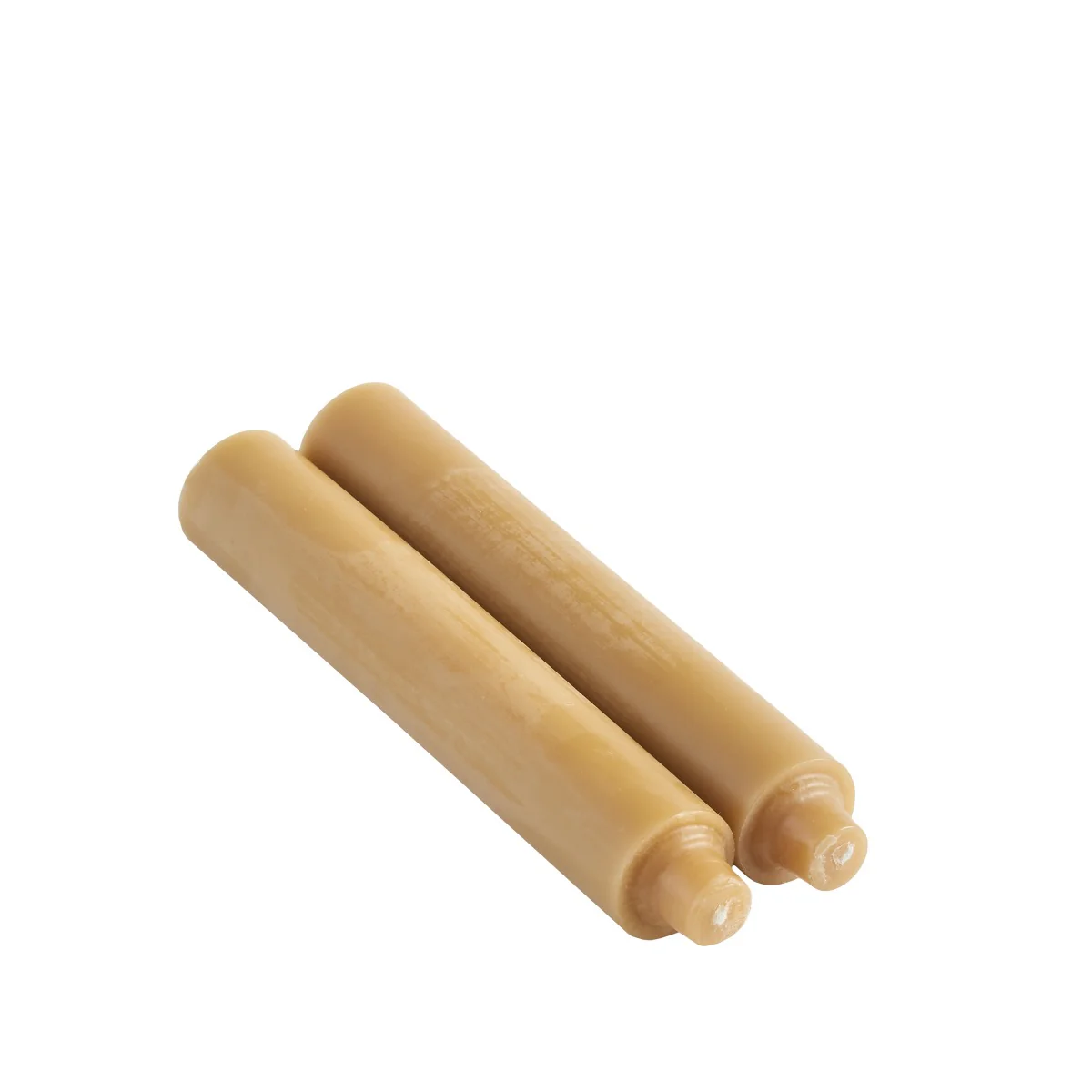 Column Taper Candle, 9 Inch, Set of 2 — Natural - Image 2