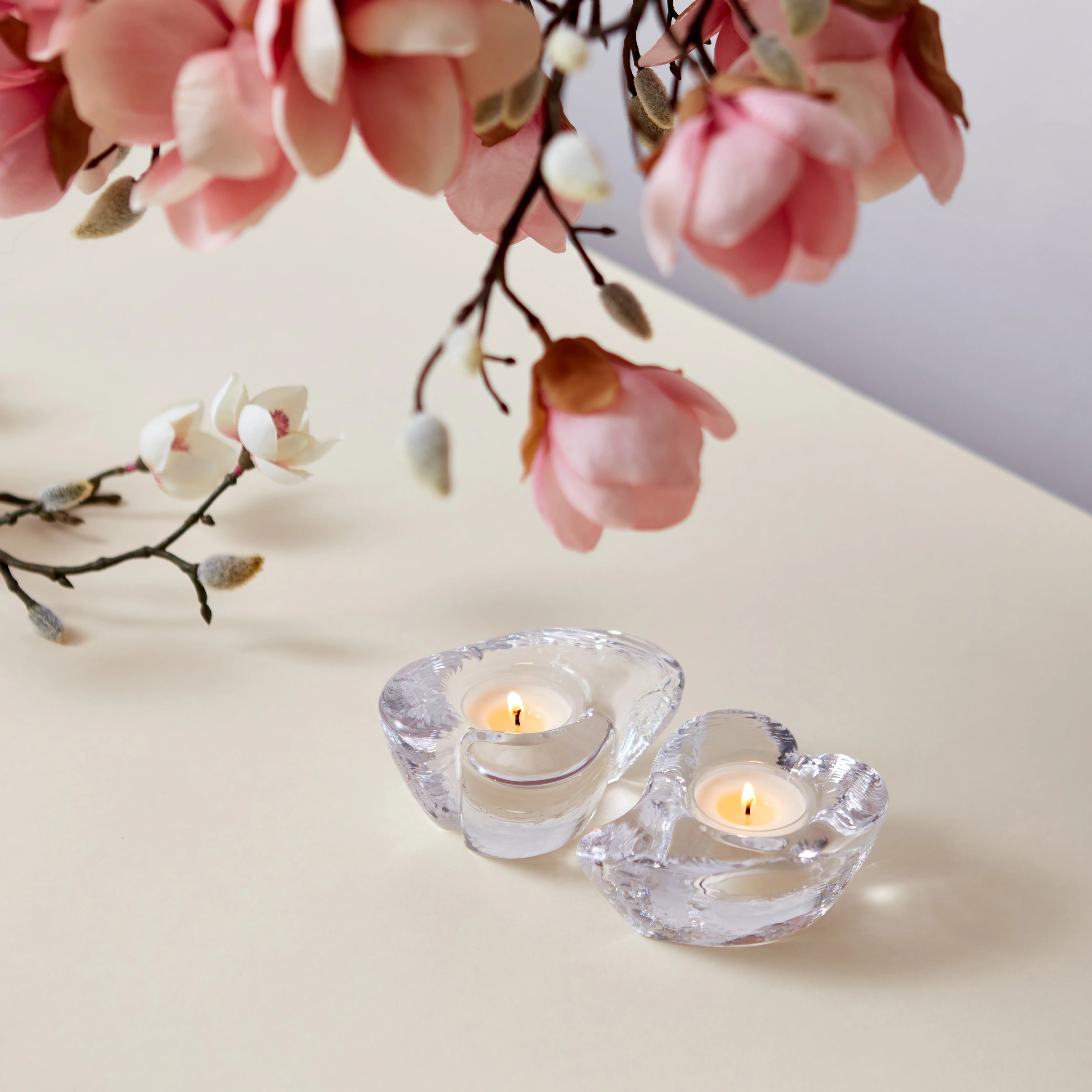 Twist Heart Tealight in Gift Box - Set of 2 - Image 3