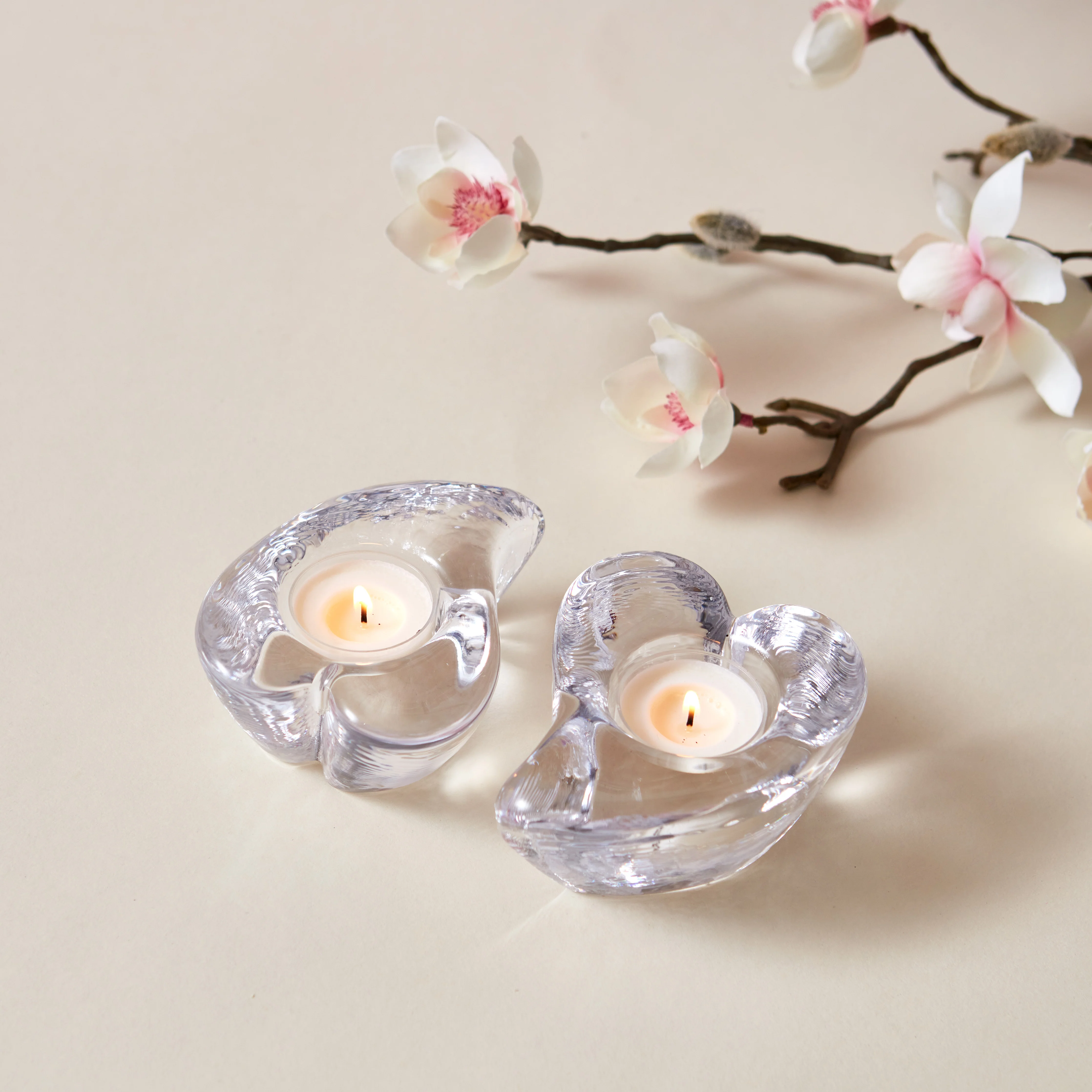 Twist Heart Tealight in Gift Box - Set of 2 - Image 4