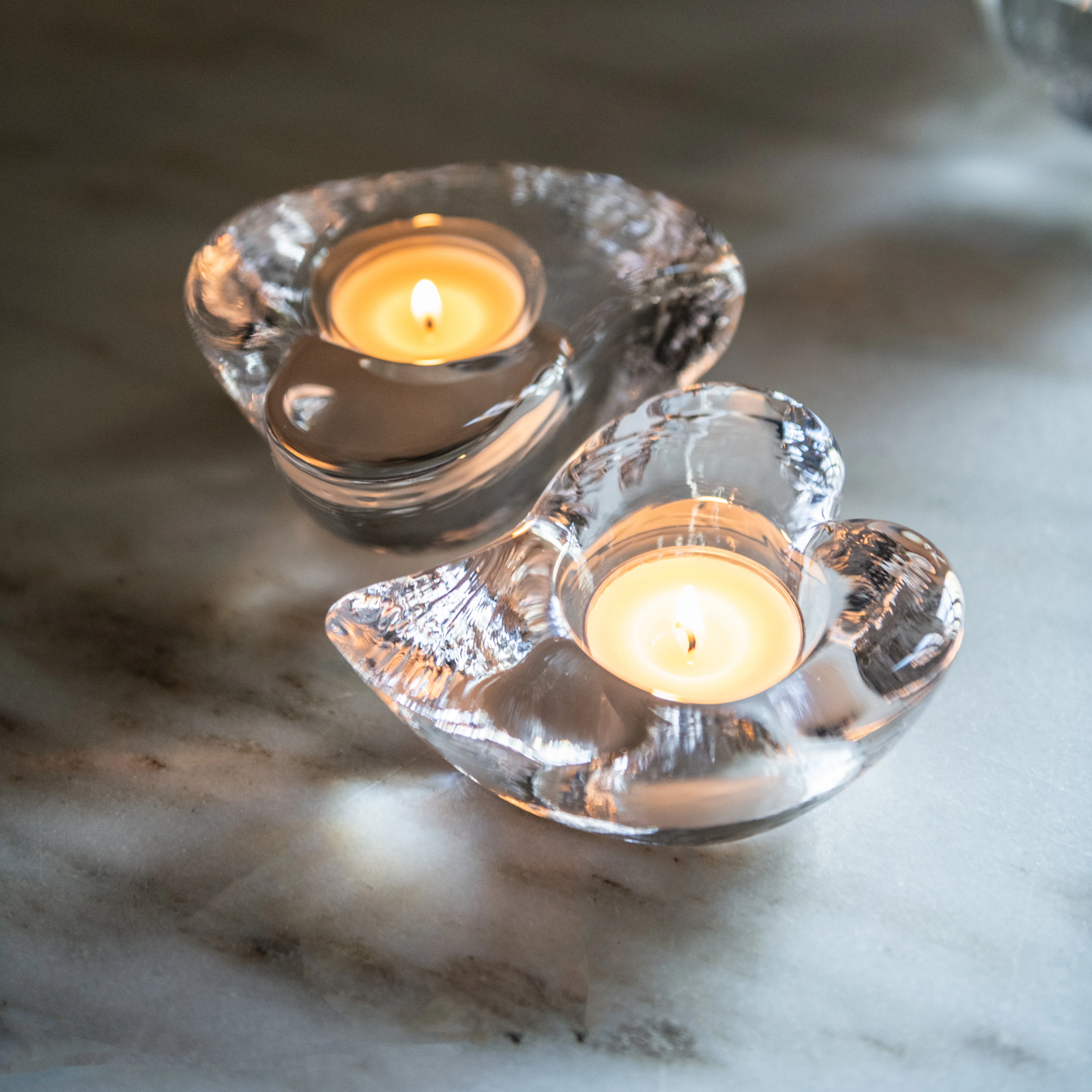 Twist Heart Tealight in Gift Box - Set of 2 - Image 5