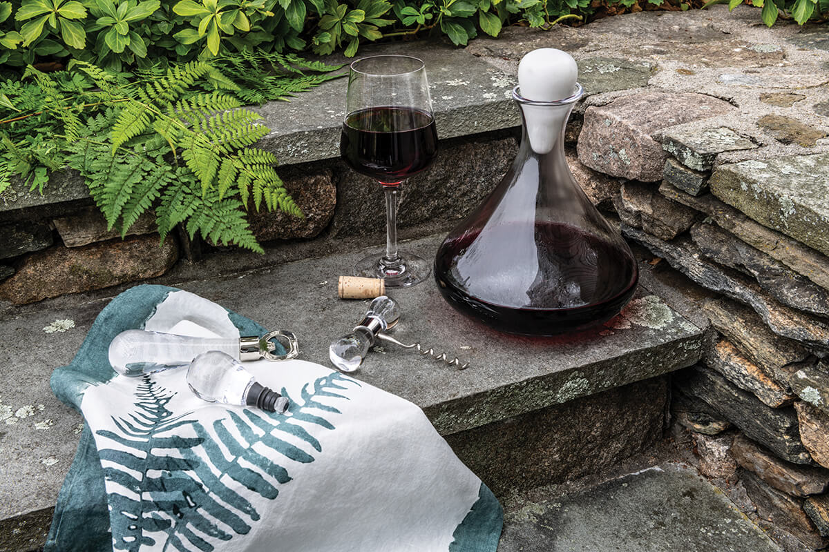 Vintner Wine Decanter with Marble Stopper - Image 5